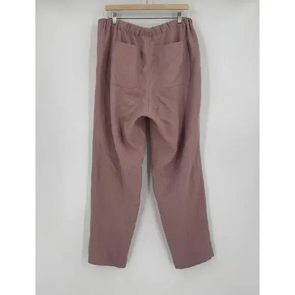 Undercover Jun Takahashi Mens Blush Herringbone Drawstring Pants Sz 4